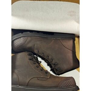 Brunt Sullivan 6" Brunt Toe Comp Toe Waterproof Work Boots Brown Mens 12 M NEW